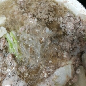 冷めない！あんかけ肉団子鍋！